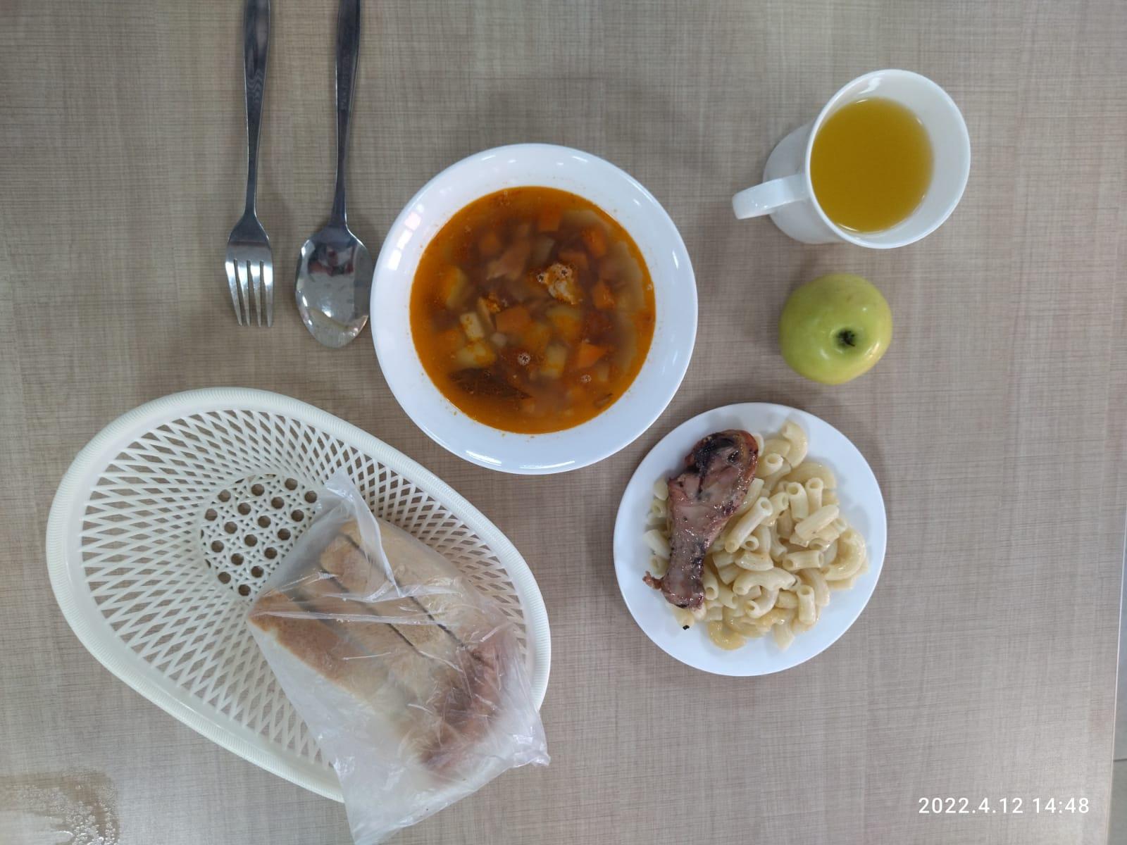 Күнделікті ас мәзірі 12.04.2022